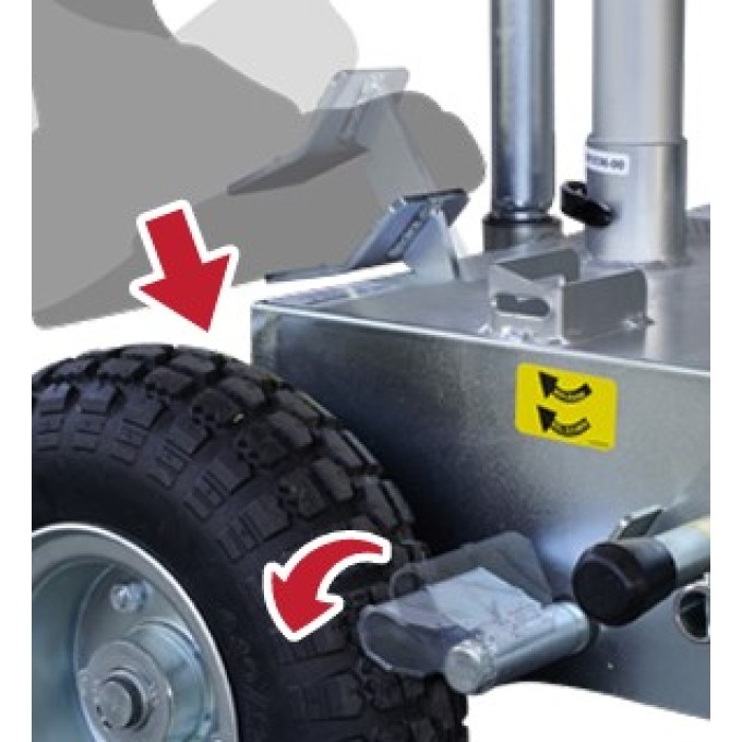 Balon mobil de iluminare constructii 800W - 110.000 lumeni – 3,2 m inaltime - cu carucior